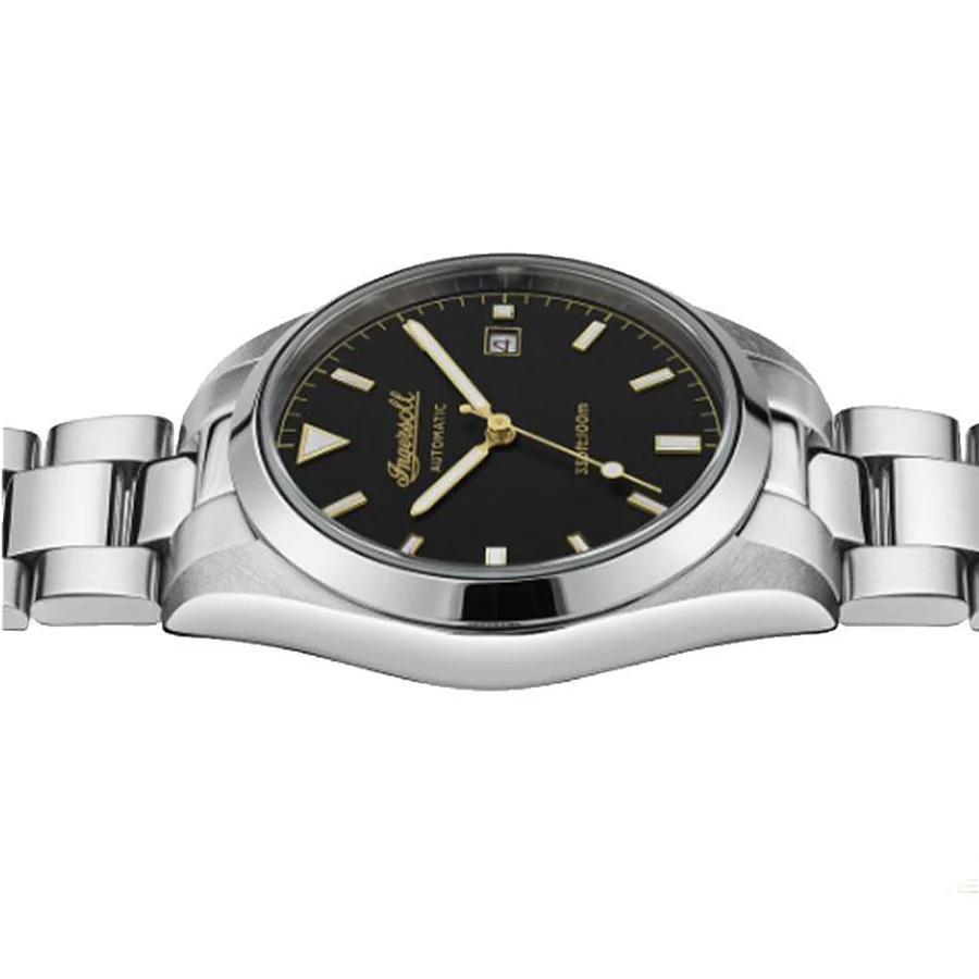 Ingersoll Men's I05501 Discovery Black Dial Watch - Image 3