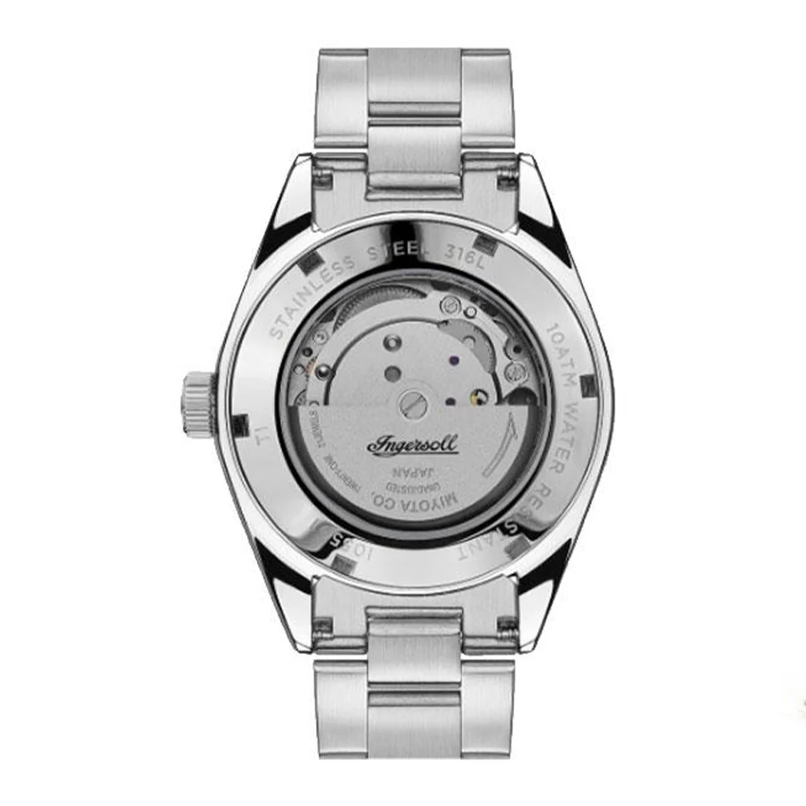 Ingersoll Men's I05501 Discovery Black Dial Watch - Image 4