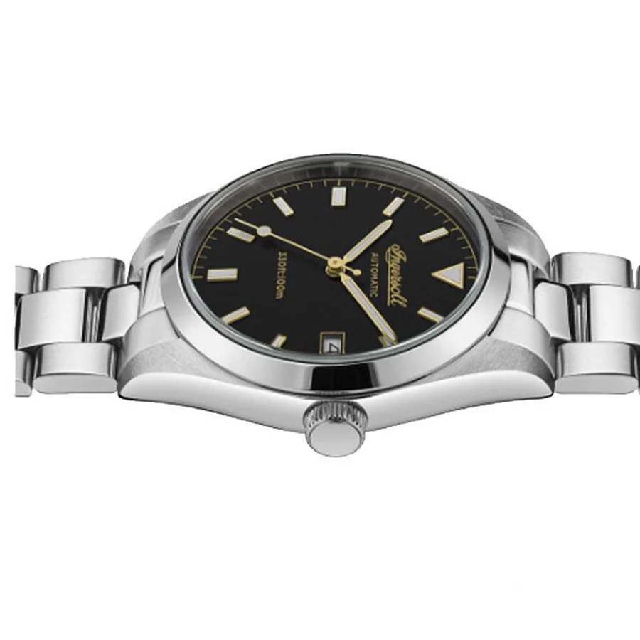 Ingersoll Men's I05501 Discovery Black Dial Watch - Image 7