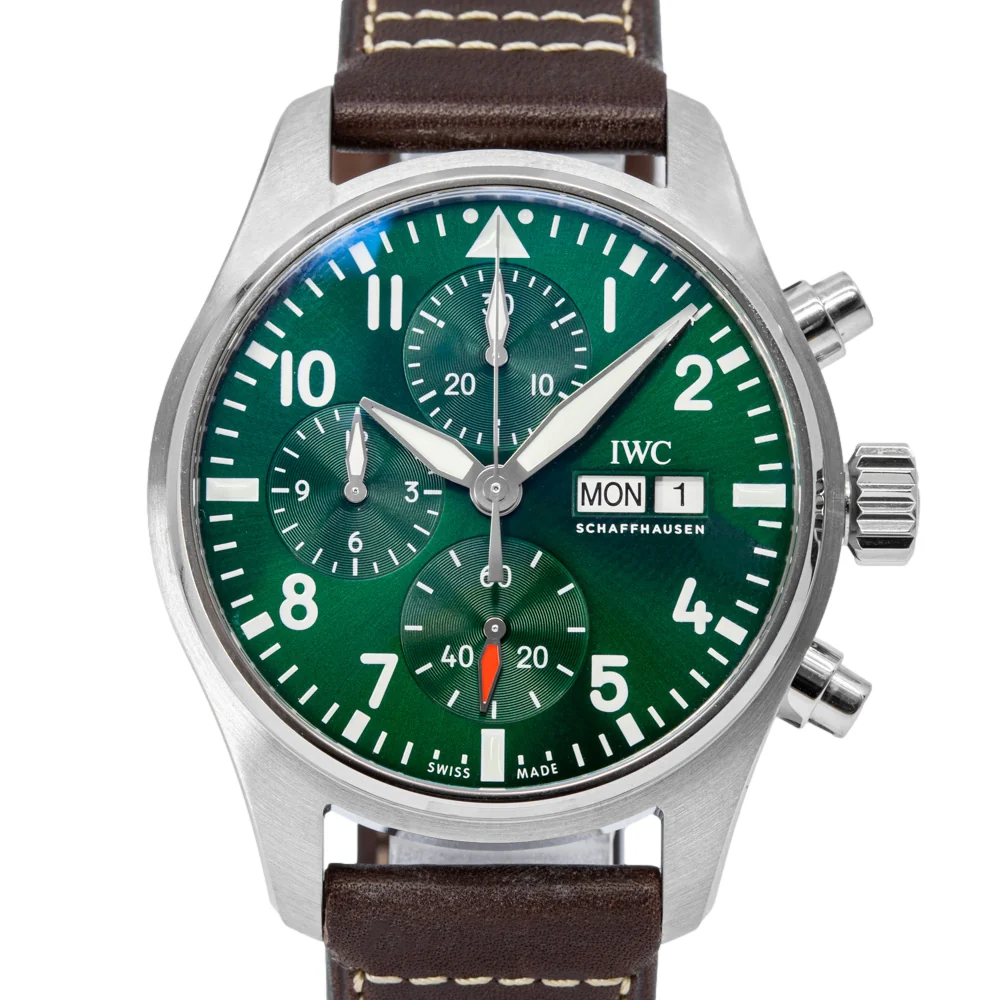 IWC IW388103 Pilot's 41 Green Dial Automatic Chronograph - Image 2