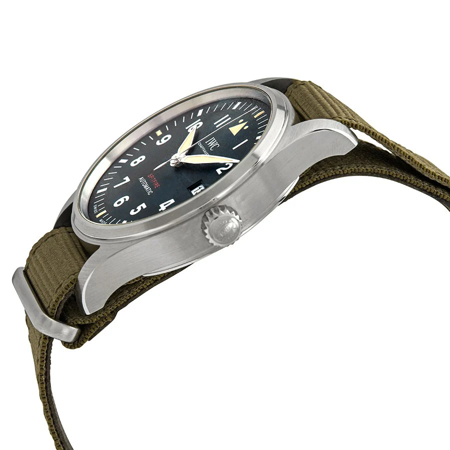 IWC Men's IW326801 Pilot Spitfire Black Dial Watch - Image 2