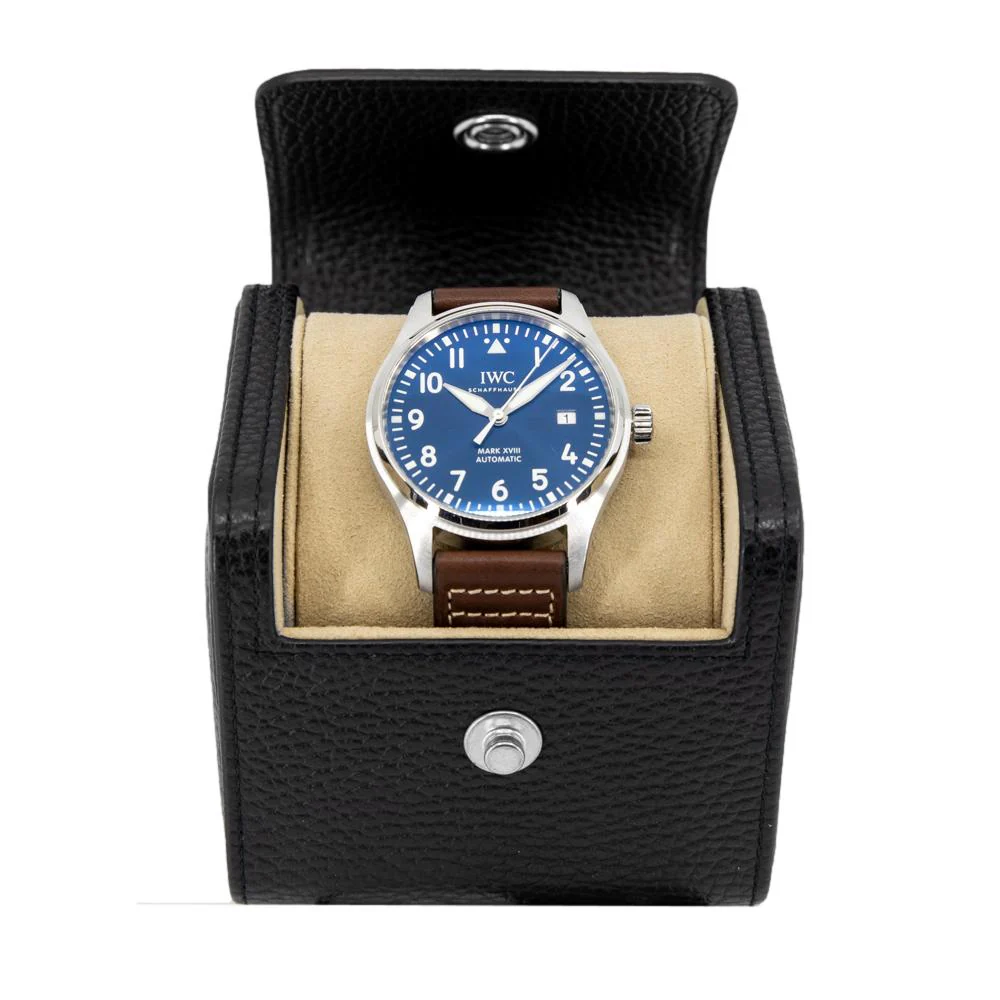 IWC Men's IW327010 Pilot Mark XVIII Blue Dial Watch - Image 8