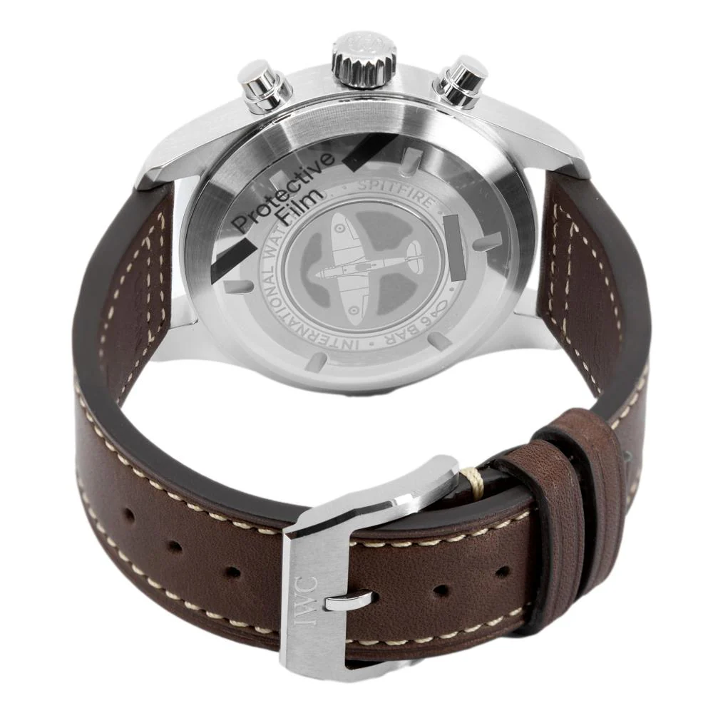 IWC Men's IW387903 Pilot's Spitfire Chrono Black Dial  Watch - Image 4