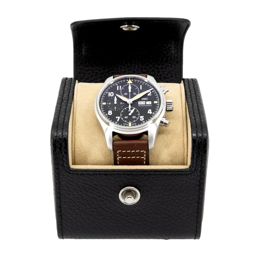 IWC Men's IW387903 Pilot's Spitfire Chrono Black Dial  Watch - Image 7