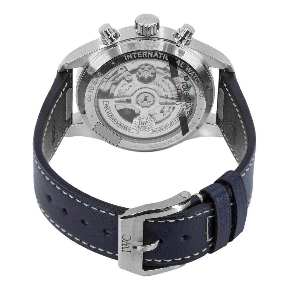 IWC Men's IW388101 Pilot's Chrono Blue Dial Watch - Image 5