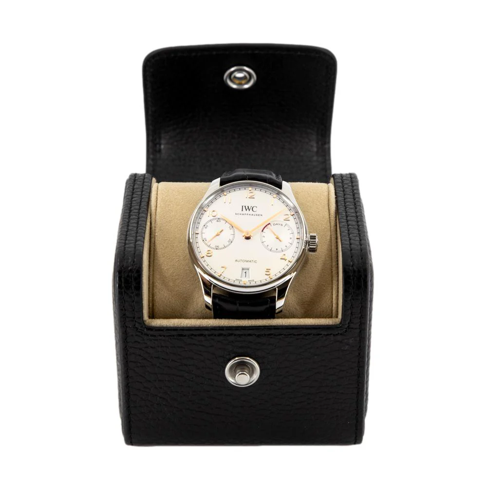 IWC Men's IW500704 Portuguese White Dial Watch - Image 7