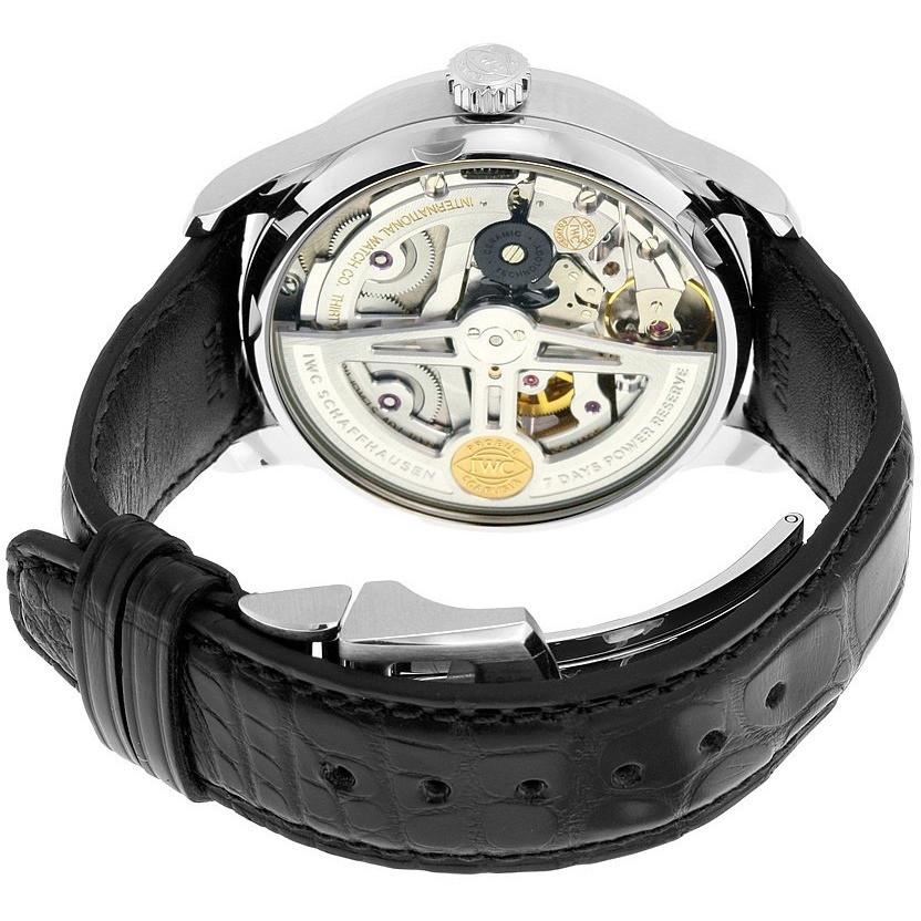 IWC Men's IW500705 Portuguese Silver Dial Plated Auto Watch - Image 3