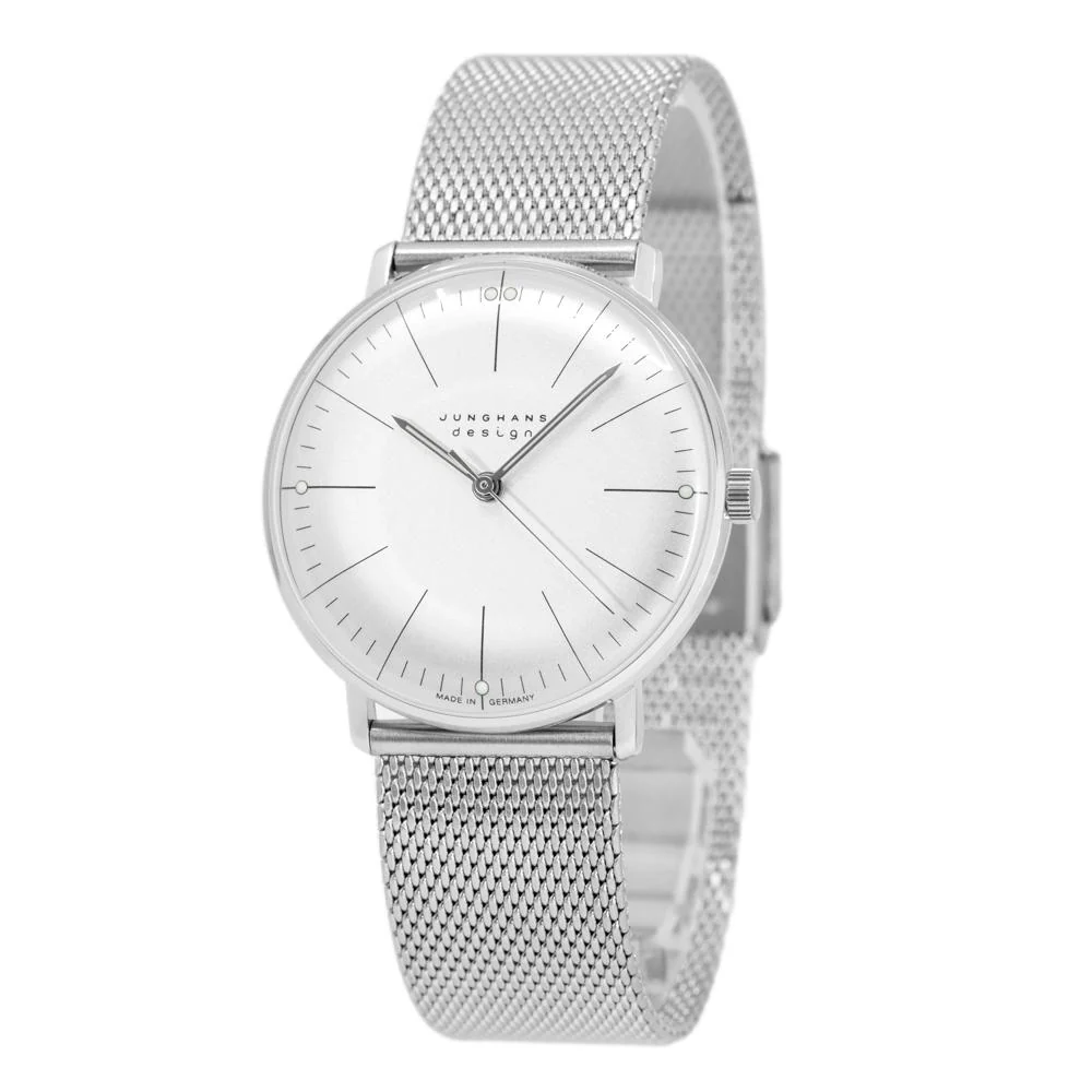 Junghans 027/3004.46 Max Bill White Dial Sapphire Watch - Image 2