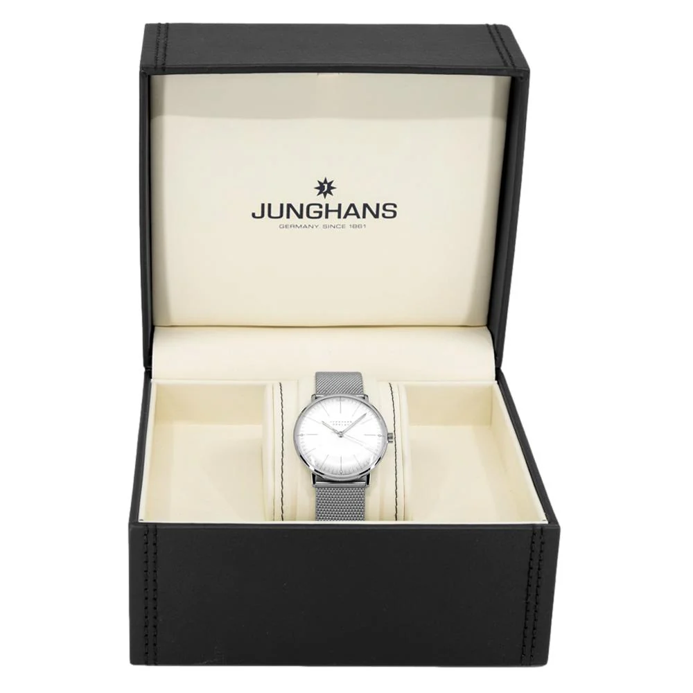 Junghans 027/3004.46 Max Bill White Dial Sapphire Watch - Image 8