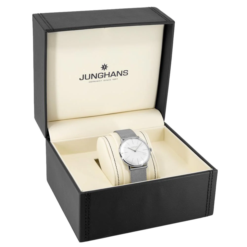 Junghans 027/3004.46 Max Bill White Dial Sapphire Watch - Image 9
