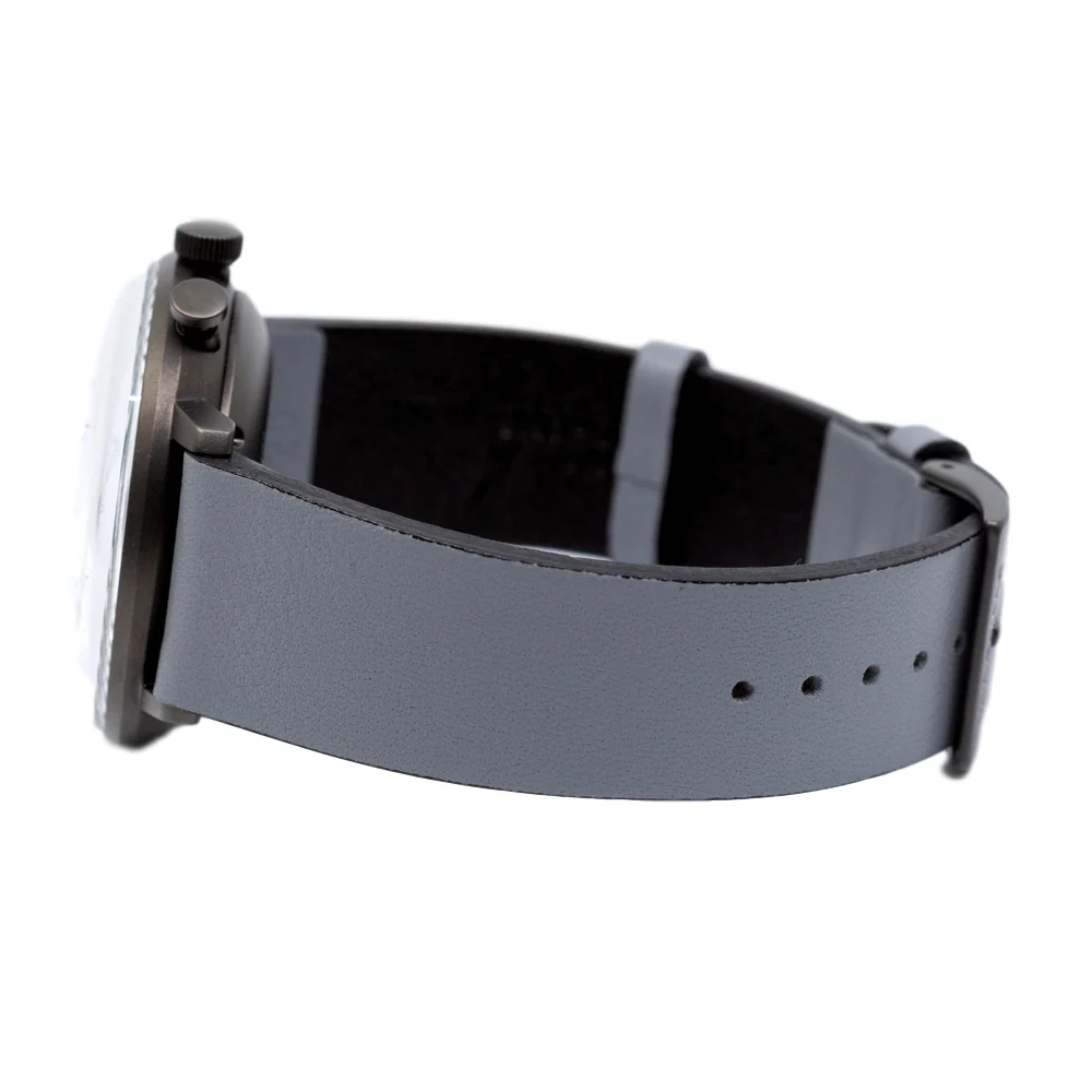 Junghans 027/4008.04 Max Bill Chronoscope Grey Watch - Image 3