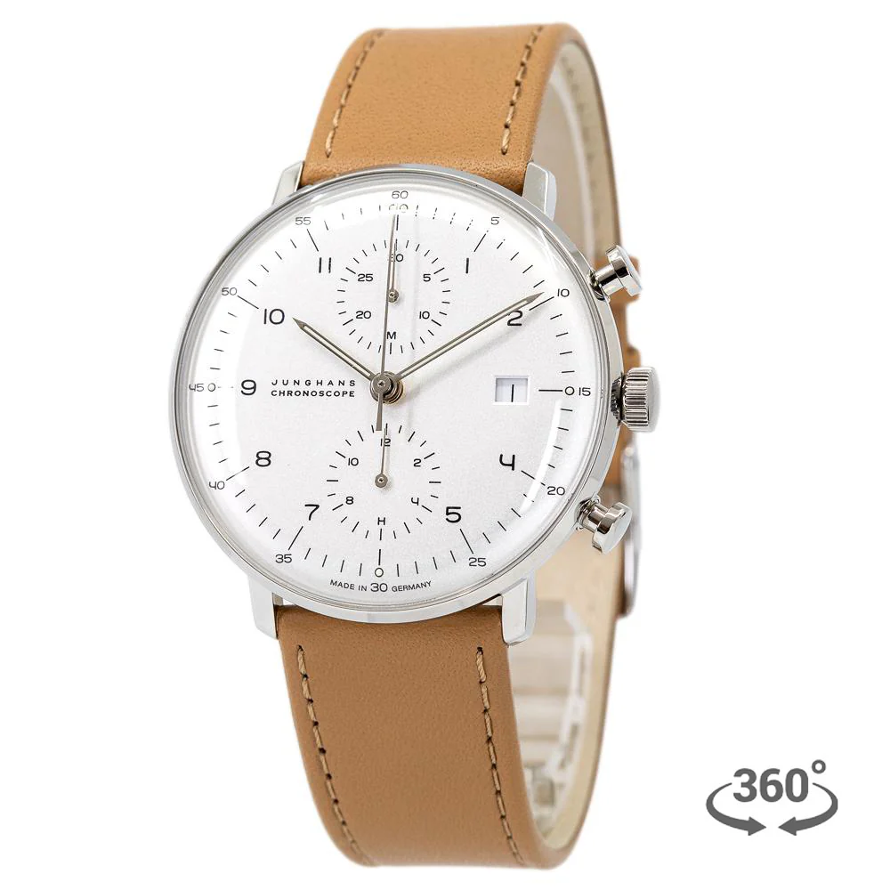 Junghans 027/4502.04 Max Bill Chronoscope Watch