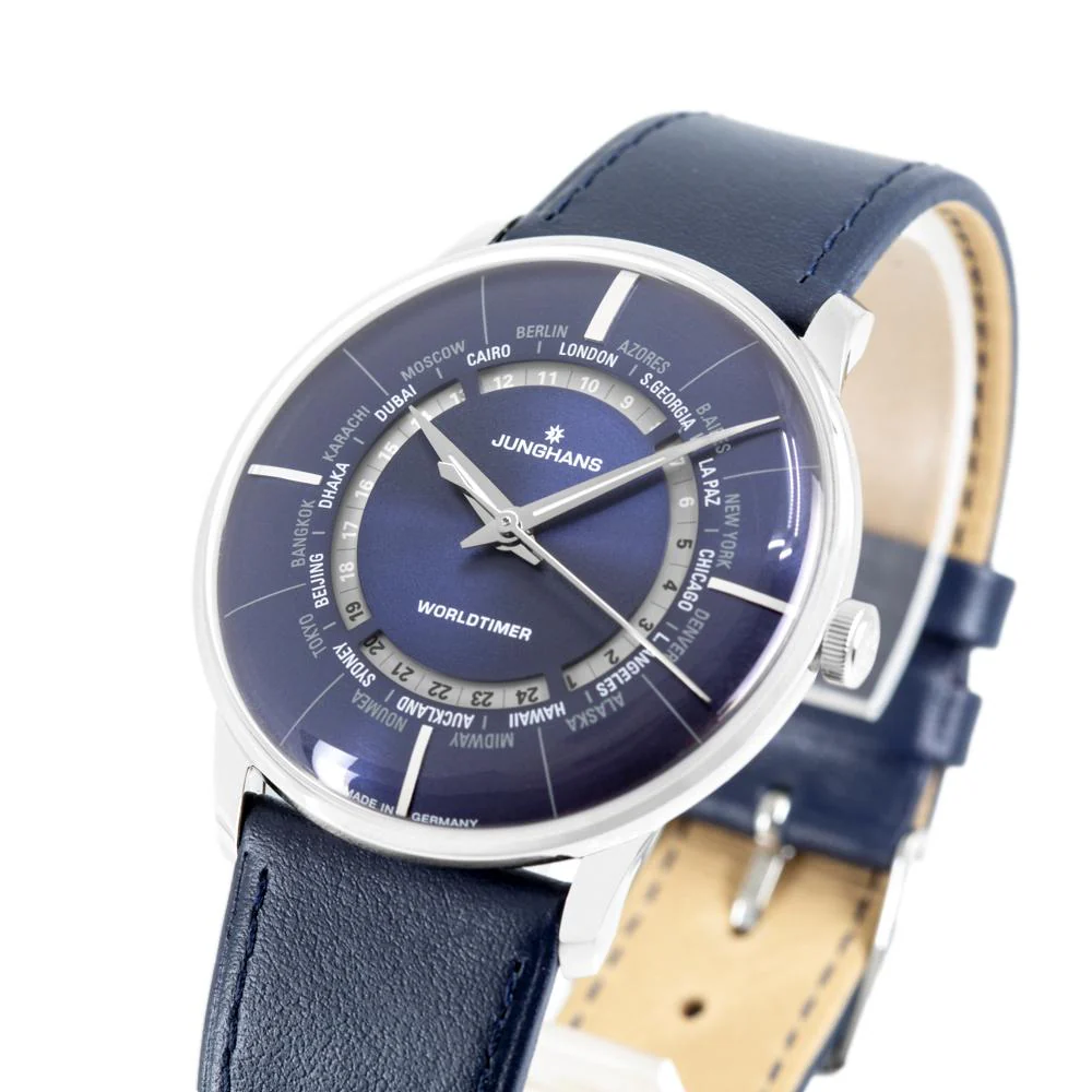 Junghans 27/3010.01 Meister World Timer Blue Sapphire - Image 10