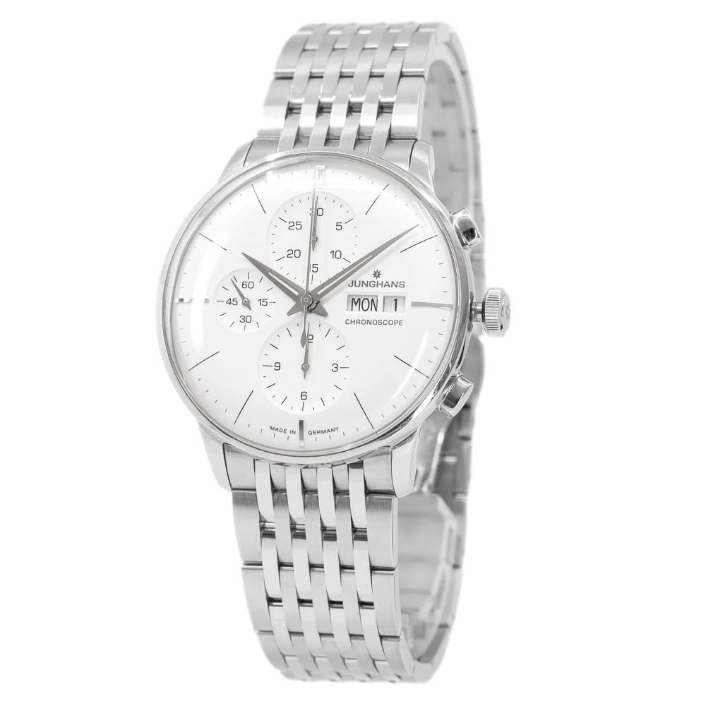 Junghans 27/4121.44 Meister Chronoscope White Dial Watch
