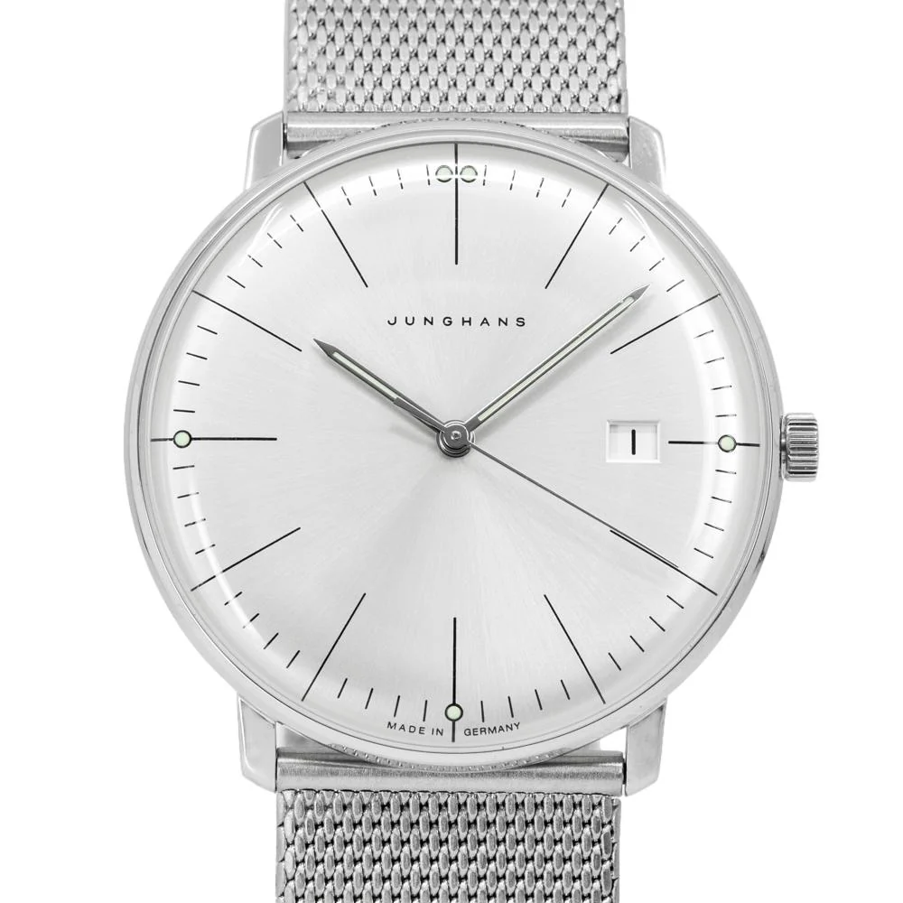 Junghans 41/4463.46 Max Bill Quartz Silver Dial Watch - Image 3