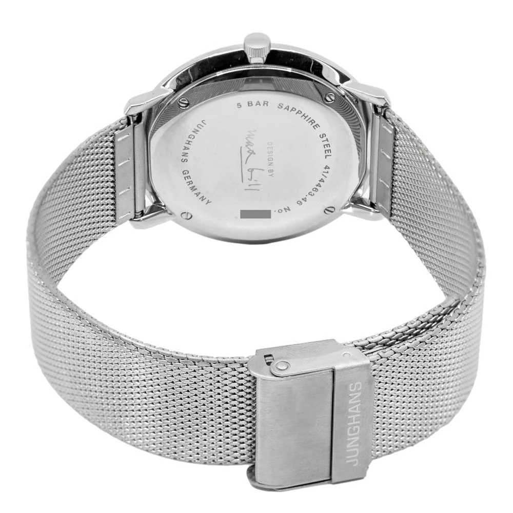 Junghans 41/4463.46 Max Bill Quartz Silver Dial Watch - Image 6