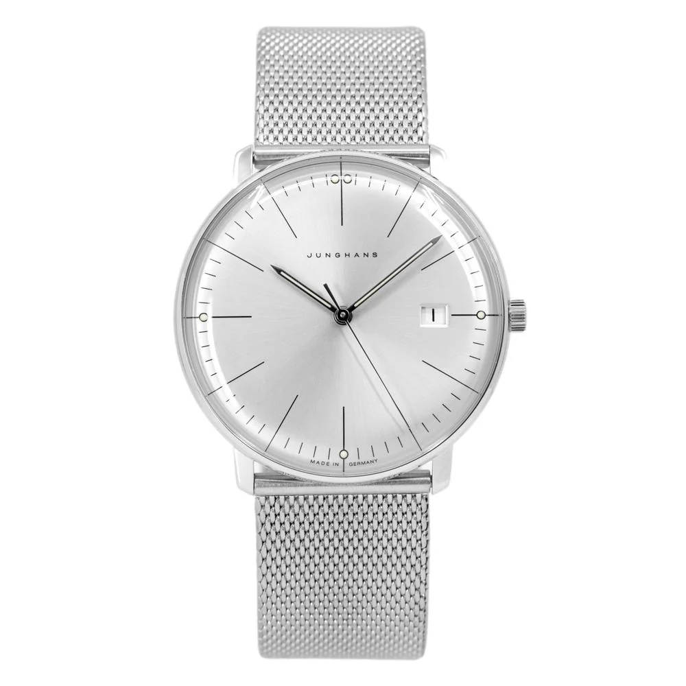 Junghans 41/4463.48 Max Bill Silver Dial Quartz Watch - Image 2