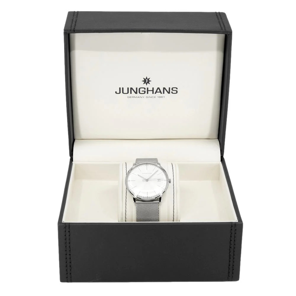 Junghans 41/4463.48 Max Bill Silver Dial Quartz Watch - Image 7