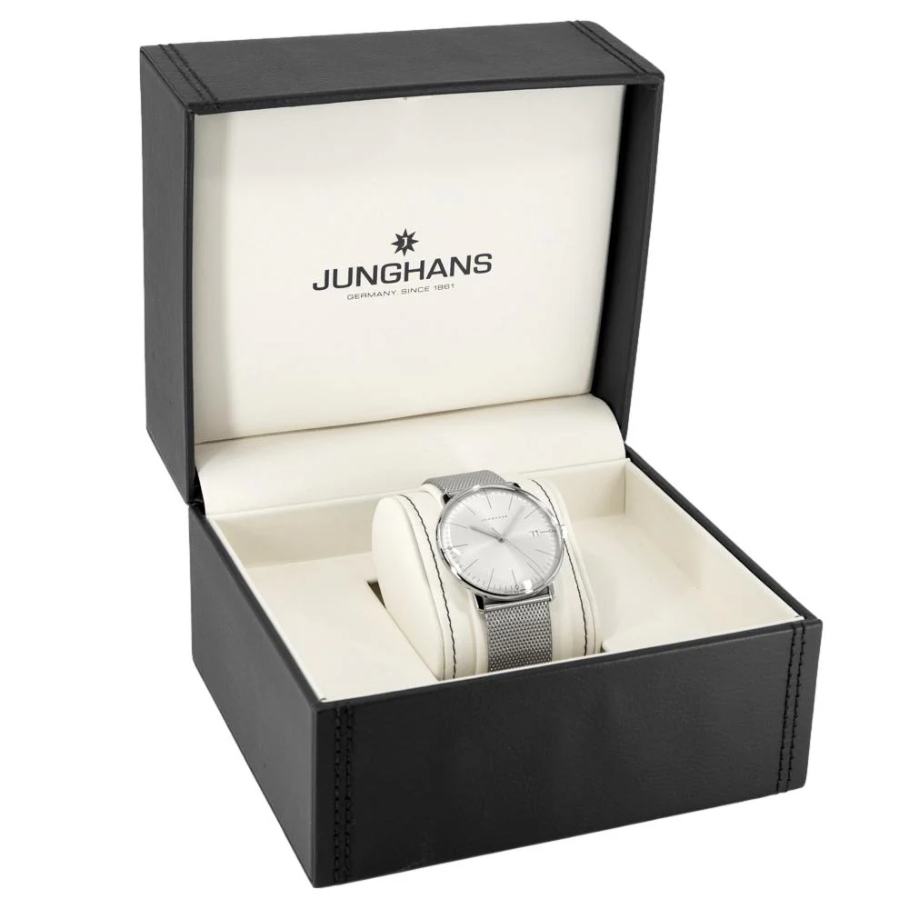 Junghans 41/4463.48 Max Bill Silver Dial Quartz Watch - Image 8