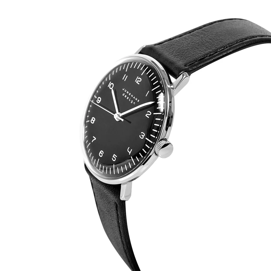 Junghans Men's 027/3702.04 Max Bill Black Dial Watch - Image 2