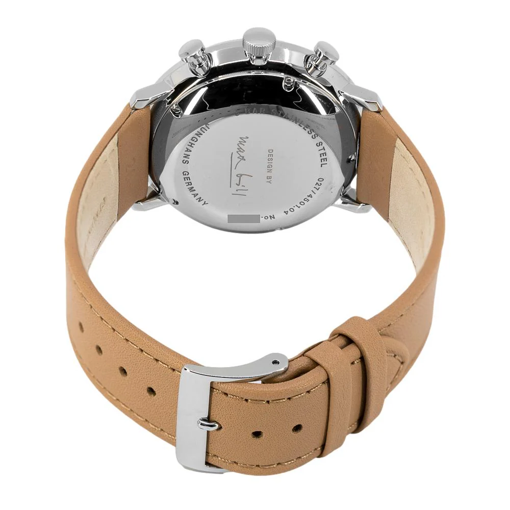 Junghans Men's 27/4501.04 Max Bill Chronoscope Watch - Image 5