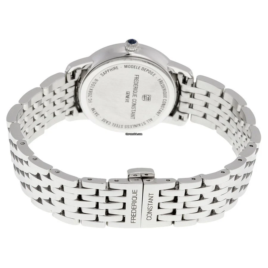Ladies FC-206ND1S26B Slimline Moonphase Watch - Image 4