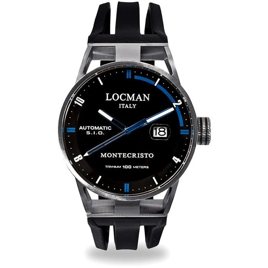 Locman Montecristo Mens 051100BKFBL0GOK  Stainless Steel. Titan Automatico Watch - Image 2