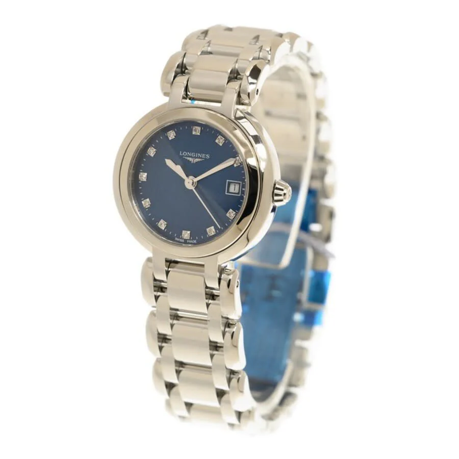 Longines L8.110.4.98.6 Ladies PrimaLuna Blue Dial Watch - Image 2