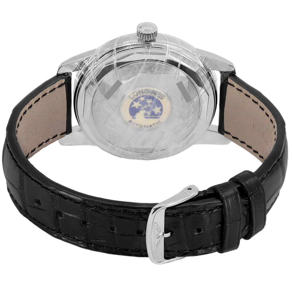 Longines Men's L1.645.4.75.4 Heritage Silver Dial Automatic - Image 5