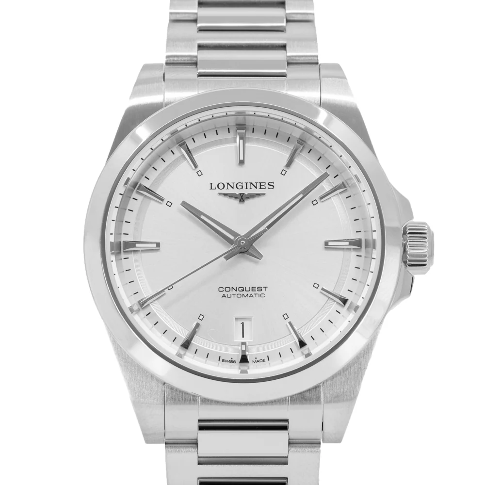 Longines Men's L3.720.4.72.6 Conquest Silver Dial Automatic - Image 2