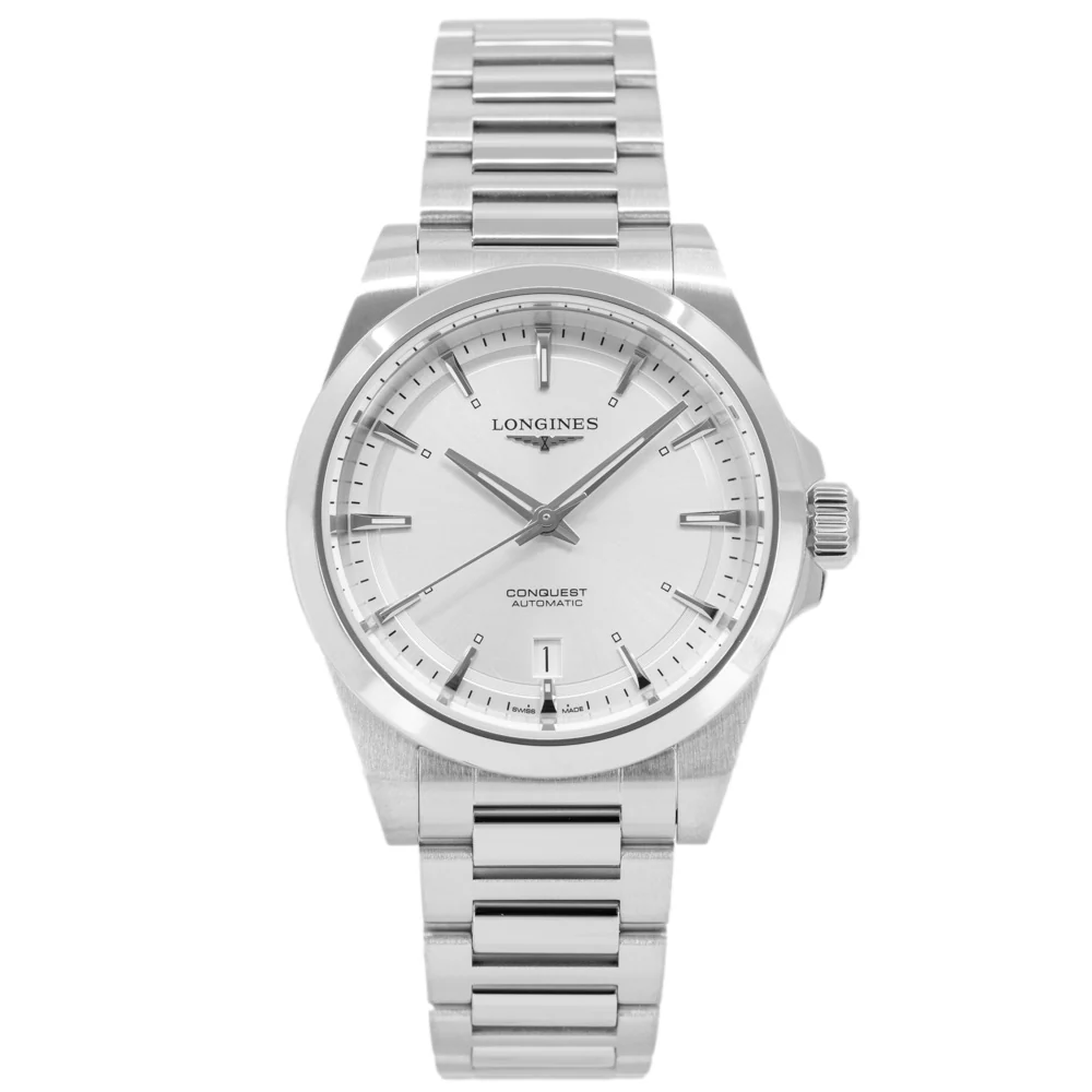 Longines Men's L3.720.4.72.6 Conquest Silver Dial Automatic - Image 3