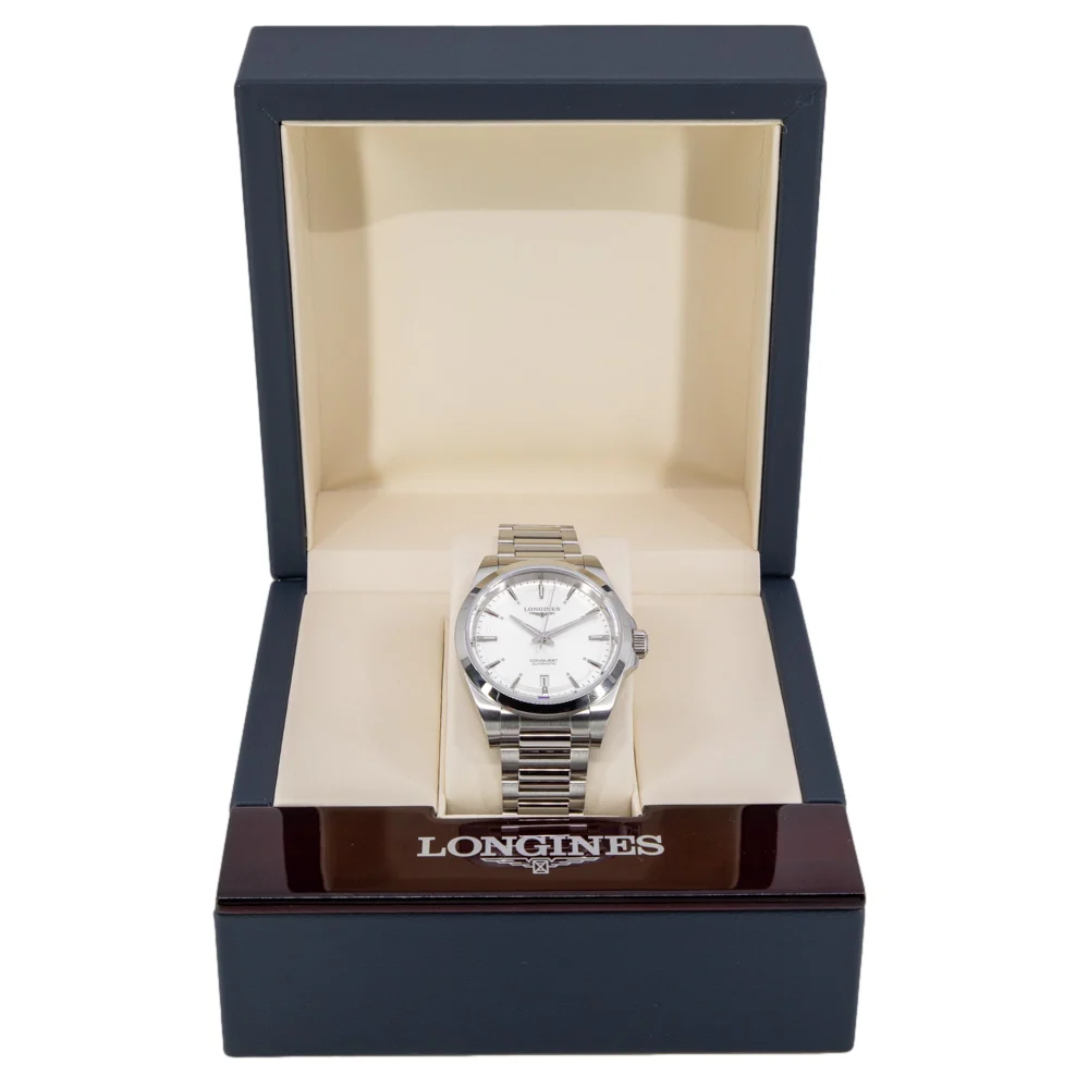 Longines Men's L3.720.4.72.6 Conquest Silver Dial Automatic - Image 8