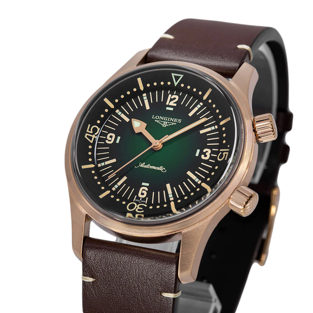 Longines Men's L3.774.1.50.2 Heritage Legend Diver Automatic - Image 8