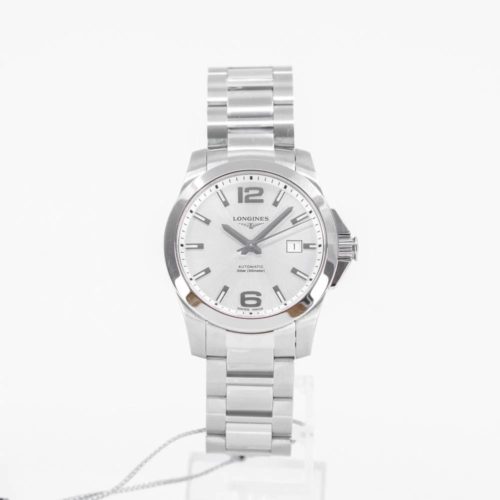 Longines Men's L3.777.4.76.6 Conquest Silver Dial Auto - Image 12