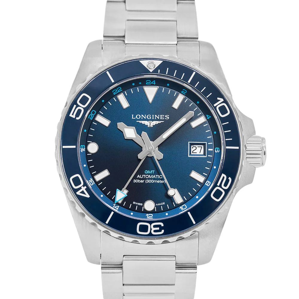 Longines Men's L3.790.4.96.6 Hydroconquest 41mm Auto GMT - Image 2
