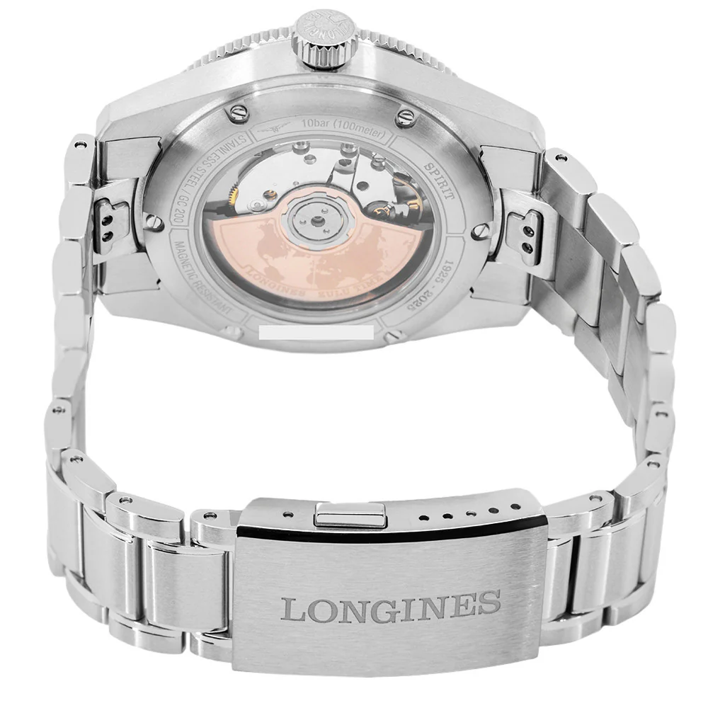 Longines Men's L3.803.5.53.6 Spirit Zulu Time 1925 39mm Auto - Image 6
