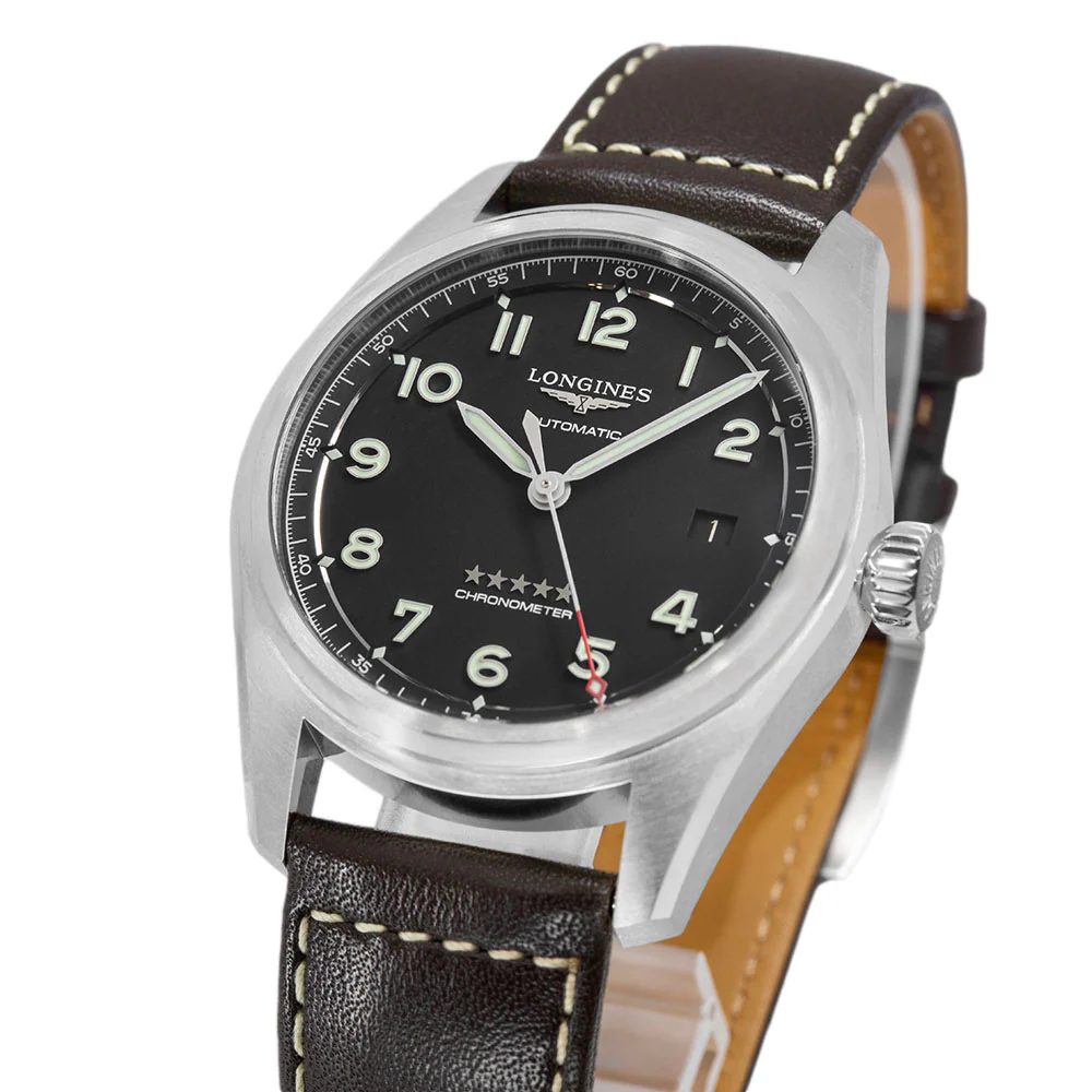 Longines Men's L3.810.4.53.0 Spirit Black Dial COSC Auto - Image 6
