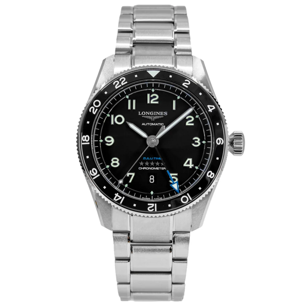 Longines Men's L3.812.4.53.6 Spirit Zulu Time 42mm Automatic - Image 3