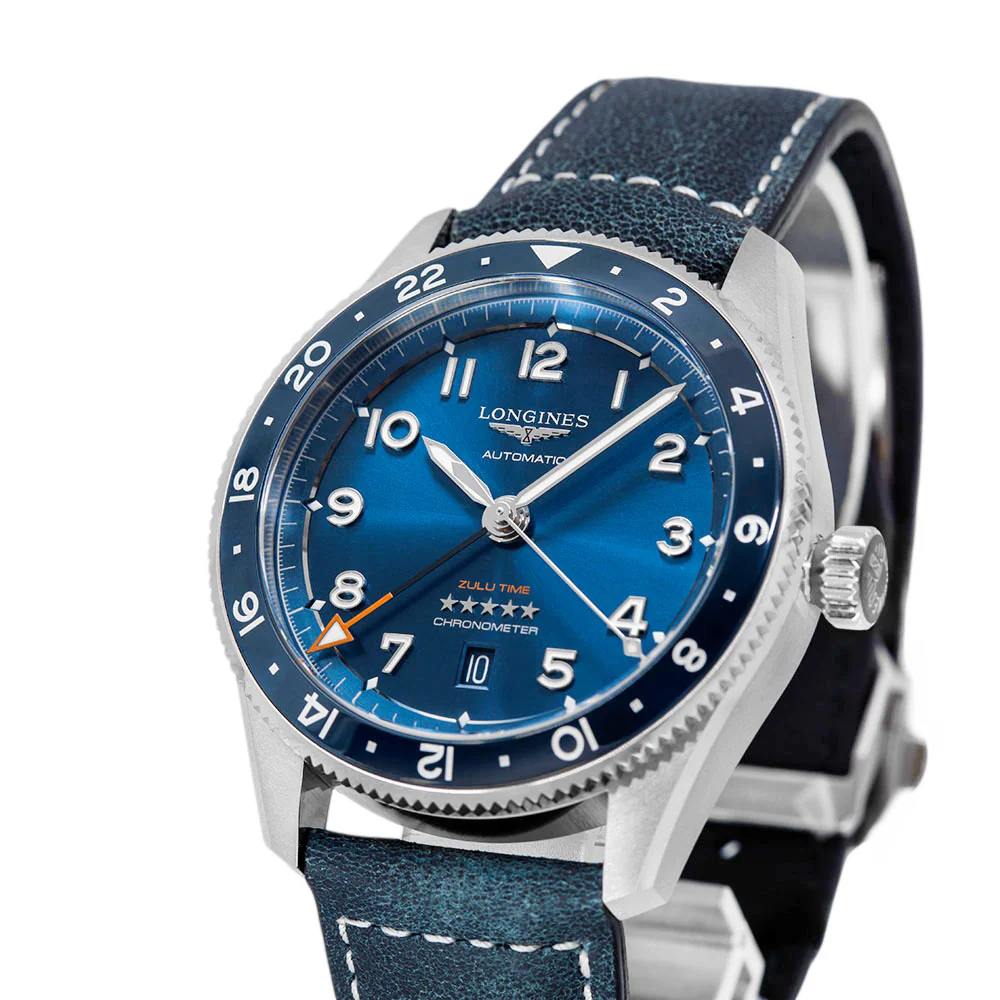 Longines Men's L3.812.4.93.2 Spirit Zulu Time Chronometer - Image 10