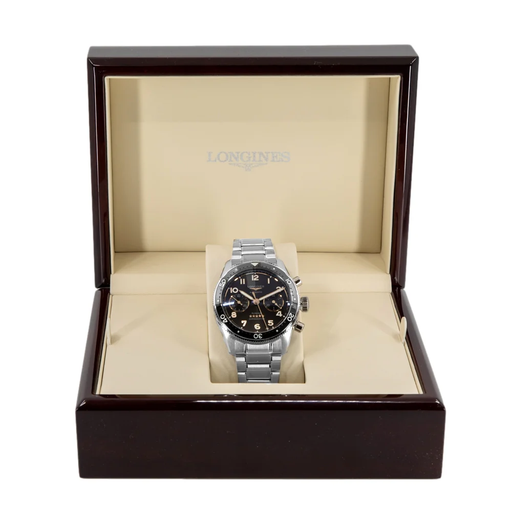 Longines Men's L3.821.4.53.6 Spirit Flyback Auto - Image 8