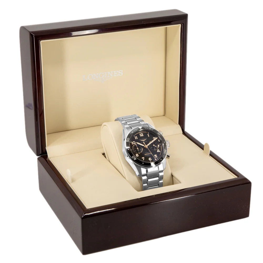 Longines Men's L3.821.4.53.6 Spirit Flyback Auto - Image 9