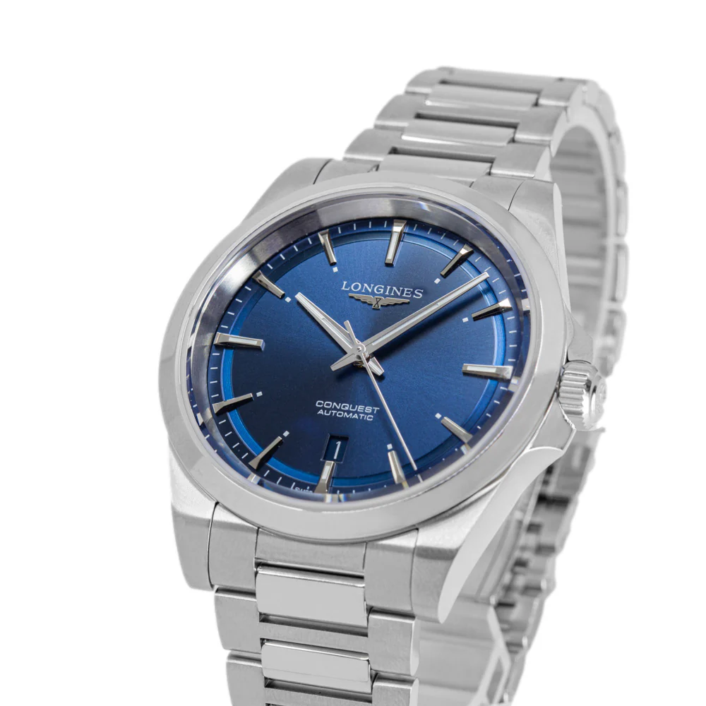 Longines Men's L3.830.4.92.6 Conquest Blue Dial Automatic - Image 10
