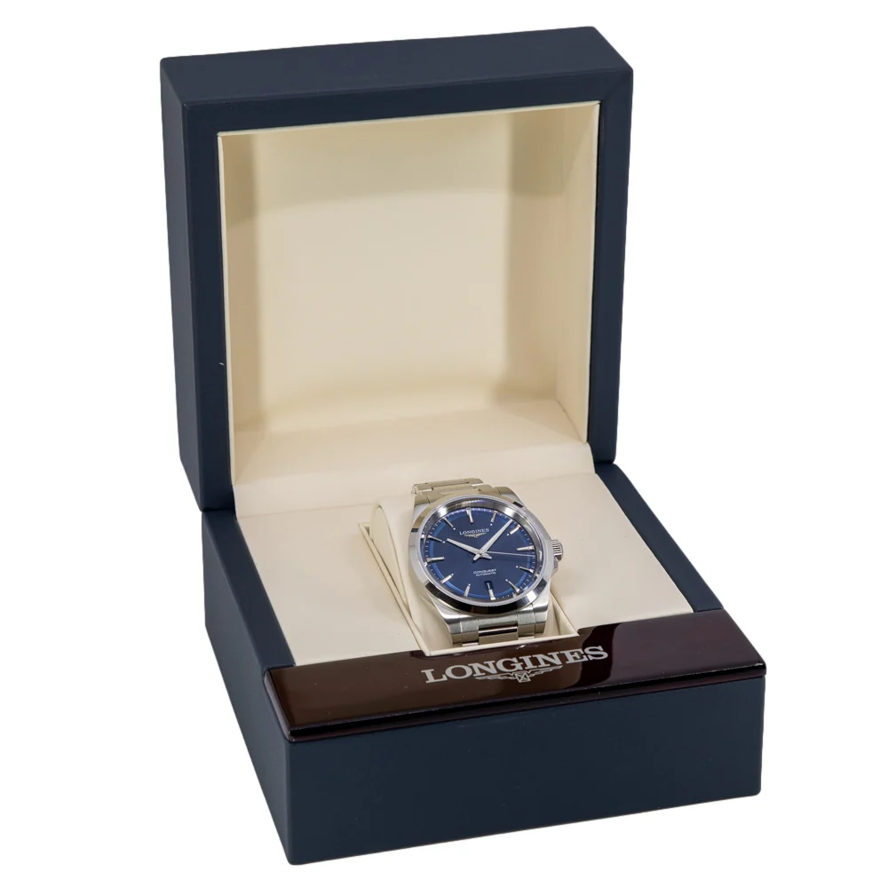 Longines Men's L3.830.4.92.6 Conquest Blue Dial Automatic - Image 9