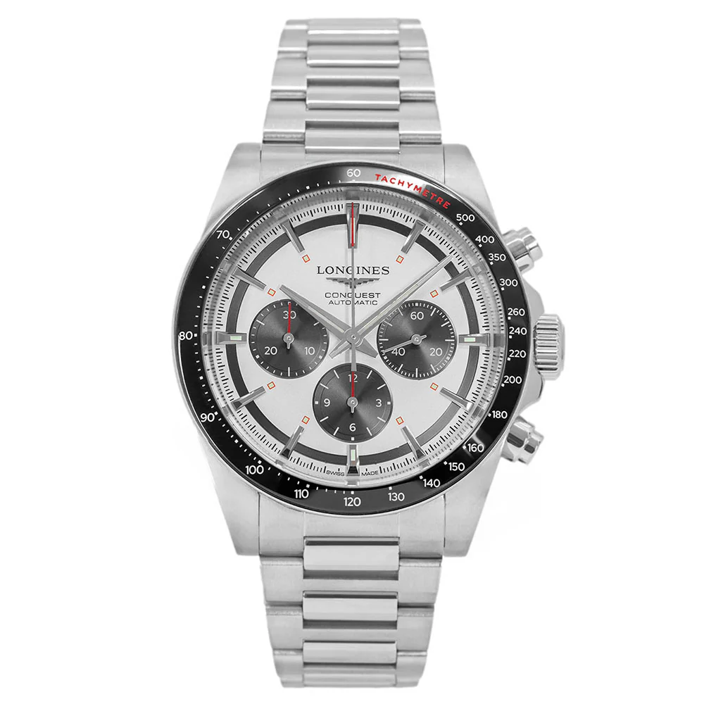 Longines Men's L3.835.4.72.6 Conquest 42mm Auto Chronograph - Image 2