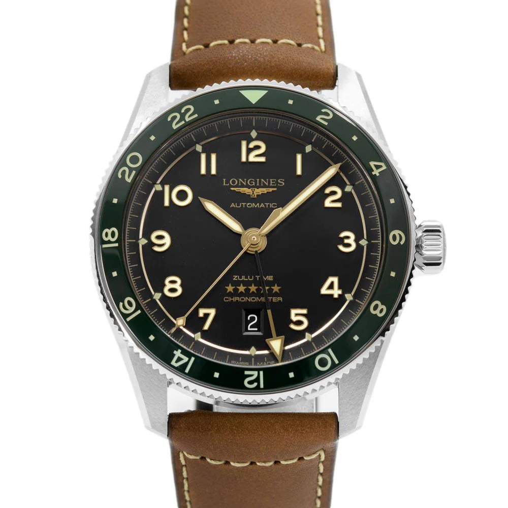 Longines Men's watch L3.812.4.63.2 Spirit Zulu Time 42 Grey - Image 3