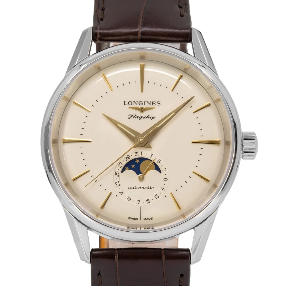 Longines Men's L4.815.4.78.2 Flagship Heritage Automatic - Image 2