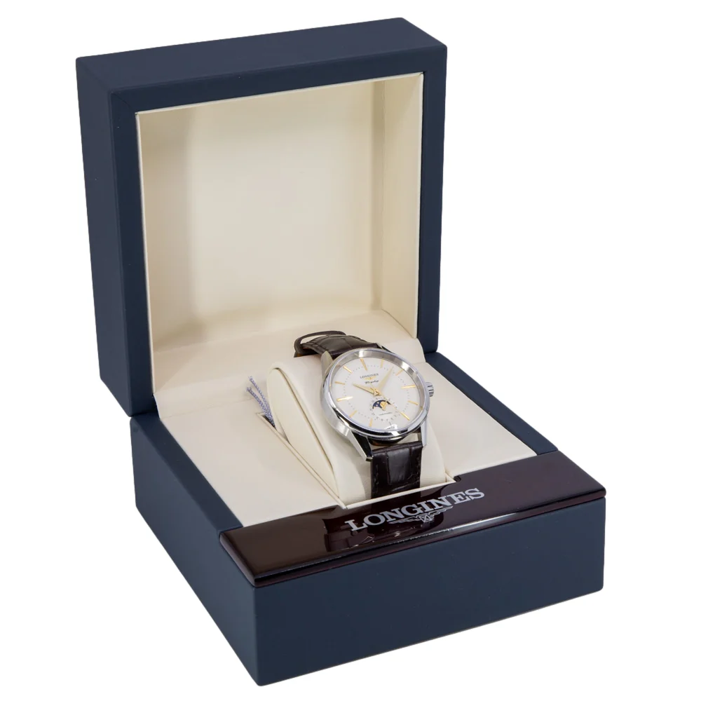 Longines Men's L4.815.4.78.2 Flagship Heritage Automatic - Image 9