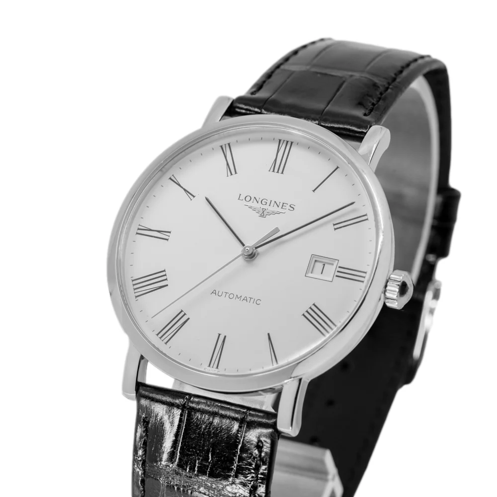 Longines Men's L4.910.4.11.2 Elegant 39mm Automatic - Image 10