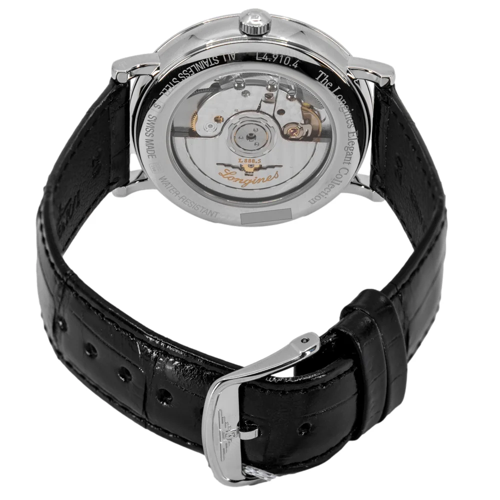 Longines Men's L4.910.4.11.2 Elegant 39mm Automatic - Image 5