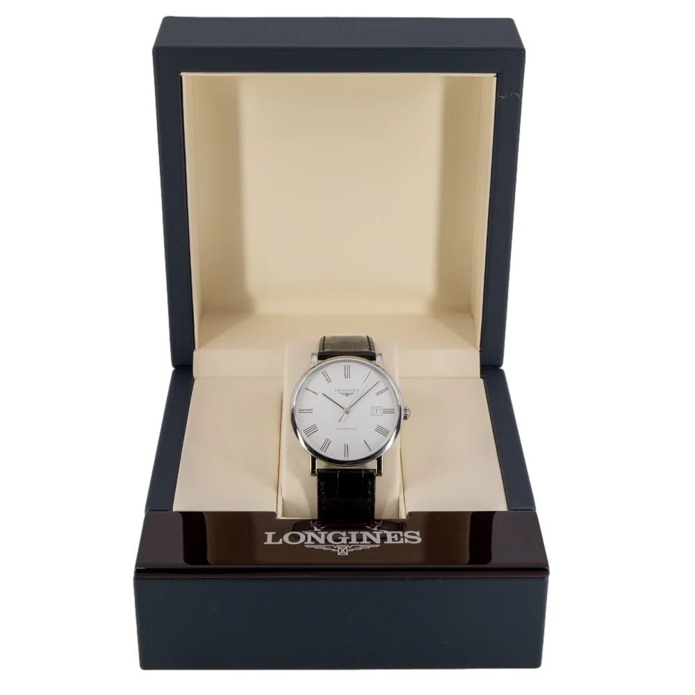 Longines Men's L4.910.4.11.2 Elegant 39mm Automatic - Image 8